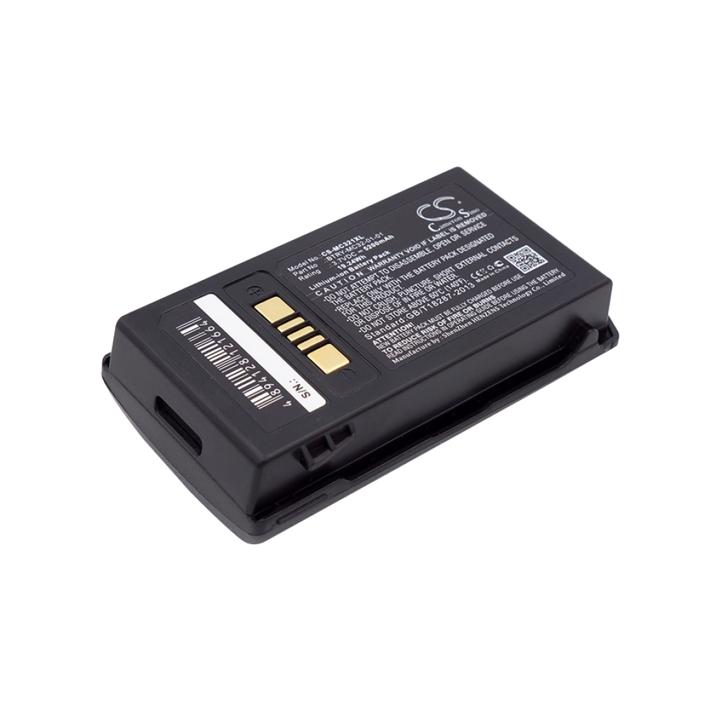 Codice a barre, batteria dello scanner Zebra MC3200