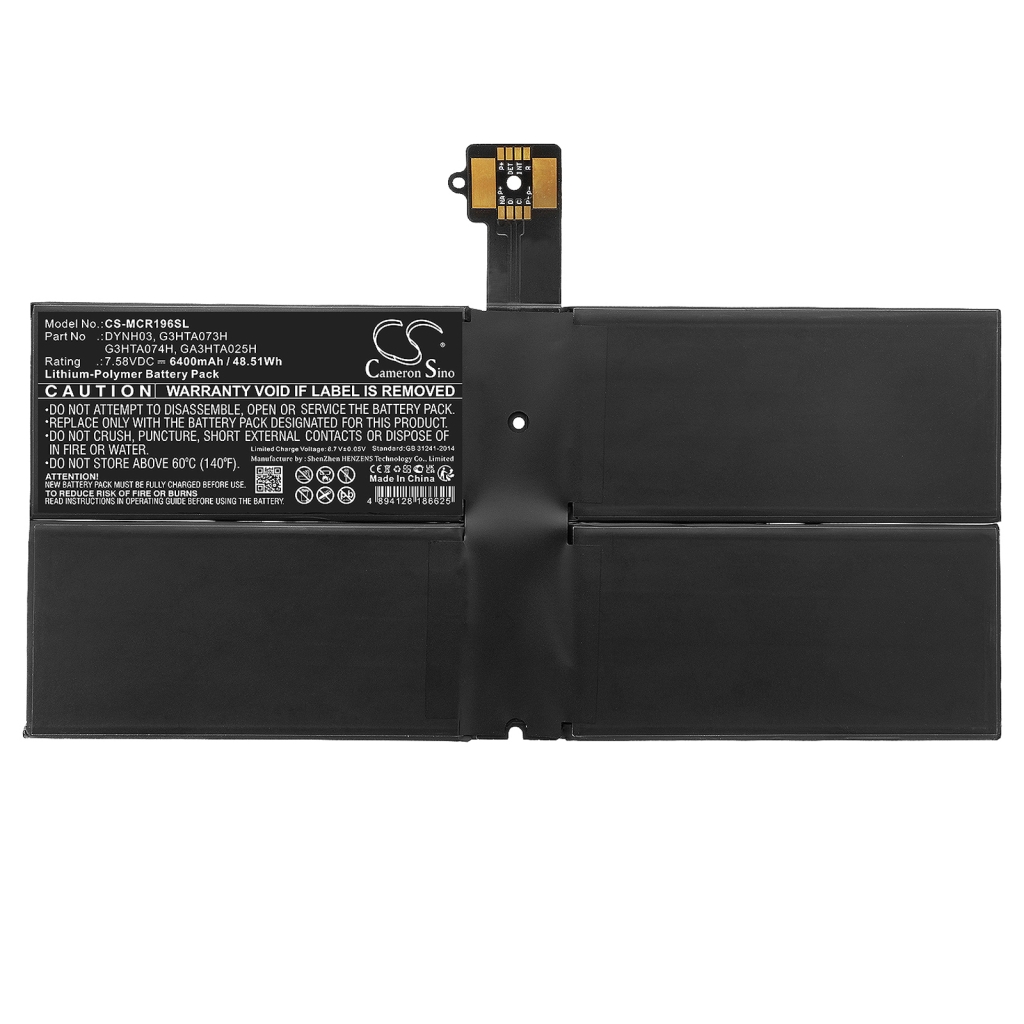 Batterie Sostituisce G3HTA074H