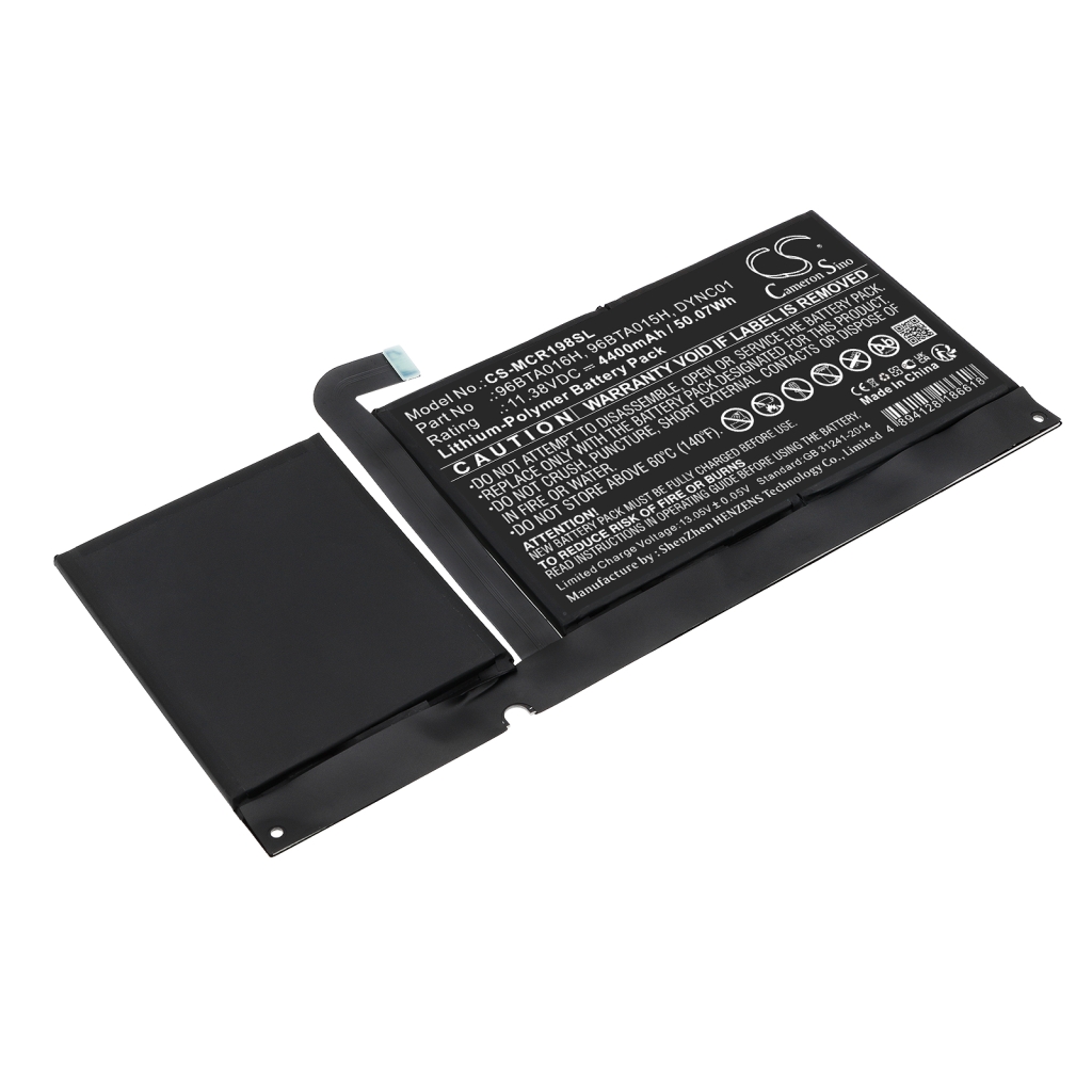 Sostituzione della batteria compatibile per Microsoft  96BTA016H, 96BTA015H, DYNC01