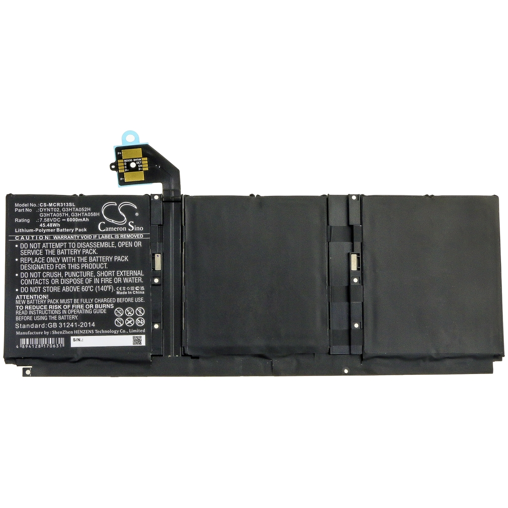 Batterie Sostituisce G3HTA057H