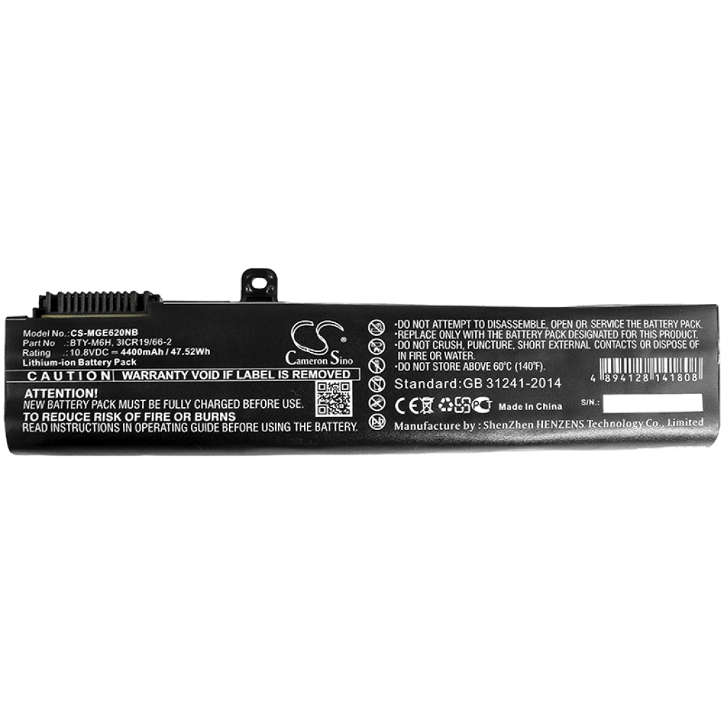 Batteries Notebook battery CS-MGE620NB