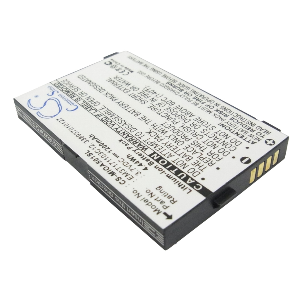 Batteria del telefono cellulare Mitac Mio A500