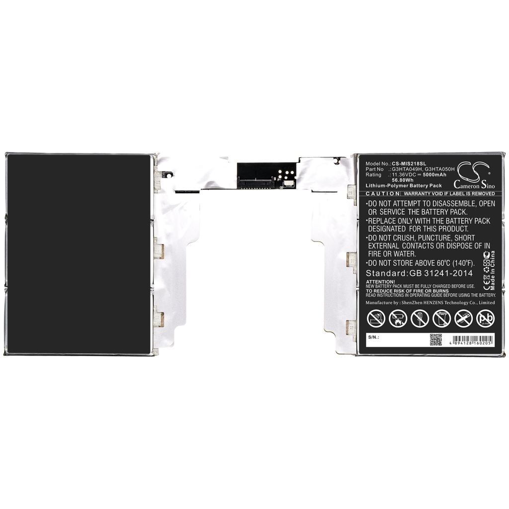 Batterie Sostituisce G3HTA049H