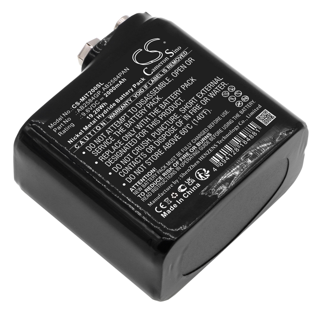 Sostituzione della batteria compatibile per Megger AB2584 GP,AB2584GP,AB2584PAN