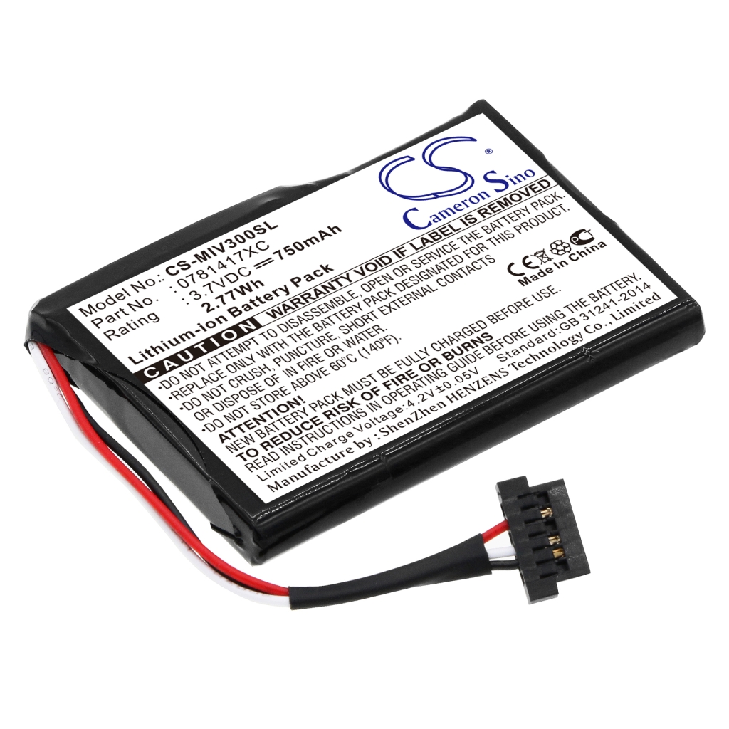 Sostituzione della batteria compatibile per Mitac 0781417XC