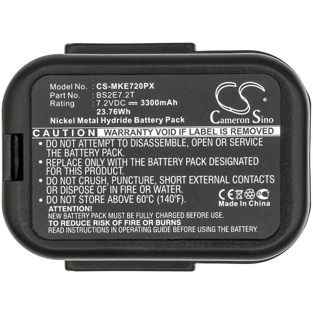 Sostituzione della batteria compatibile per Milwaukee BS2E7.2T