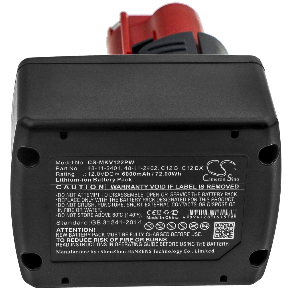 Batteria industriale Milwaukee M12 BDC8-202C