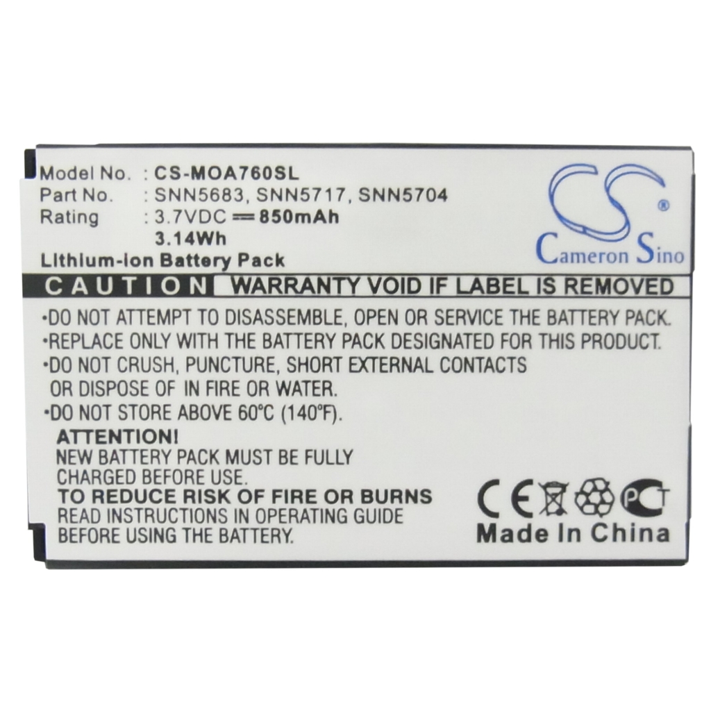 Battery Replaces SNN5683A