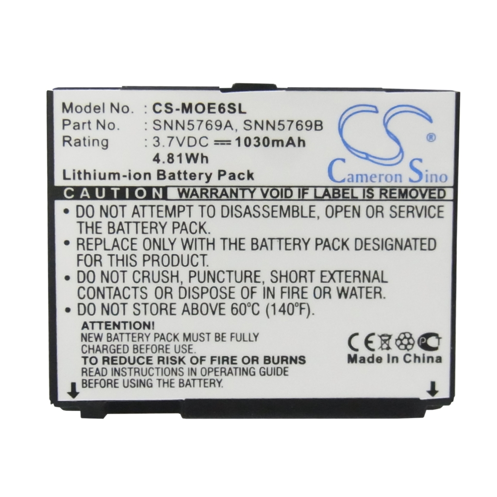 Battery Replaces SNN5769B