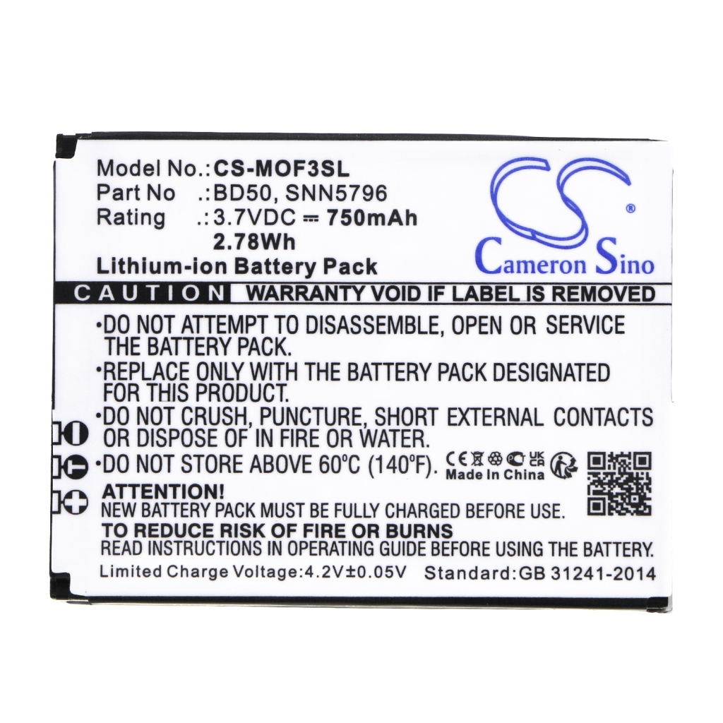 Battery Replaces SNN5796A