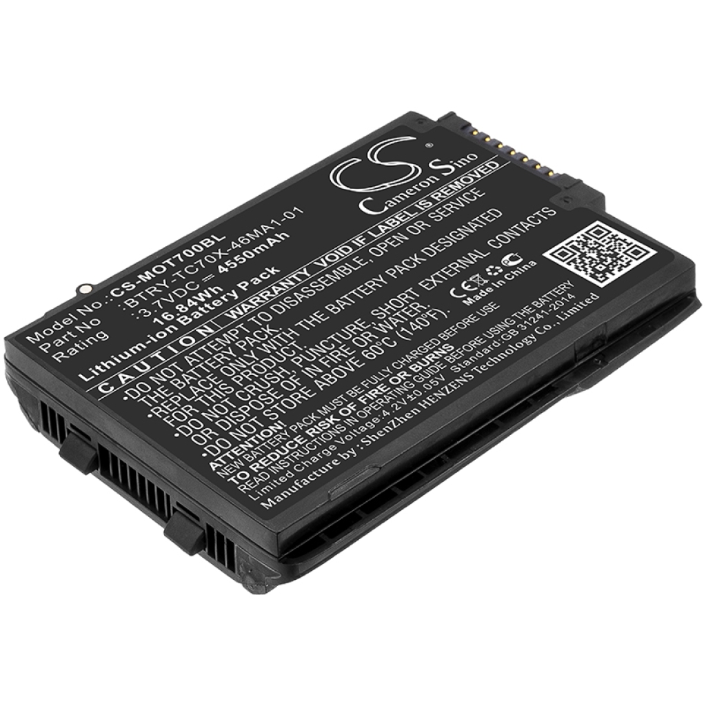 Codice a barre, batteria dello scanner Motorola CS-MOT700BL