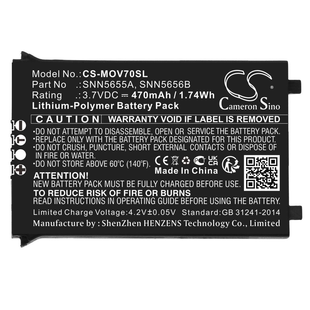 Batterie Sostituisce SNN5656B