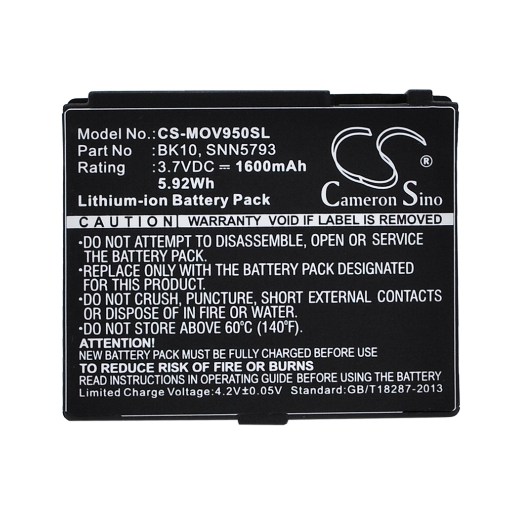 Sostituzione della batteria compatibile per Motorola BK10,SNN5793,SNN5793A