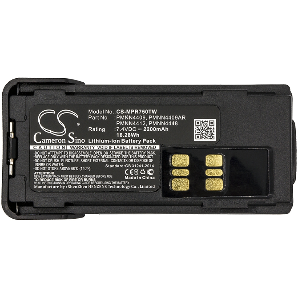 Two-Way Radio Battery Motorola XPR 7580