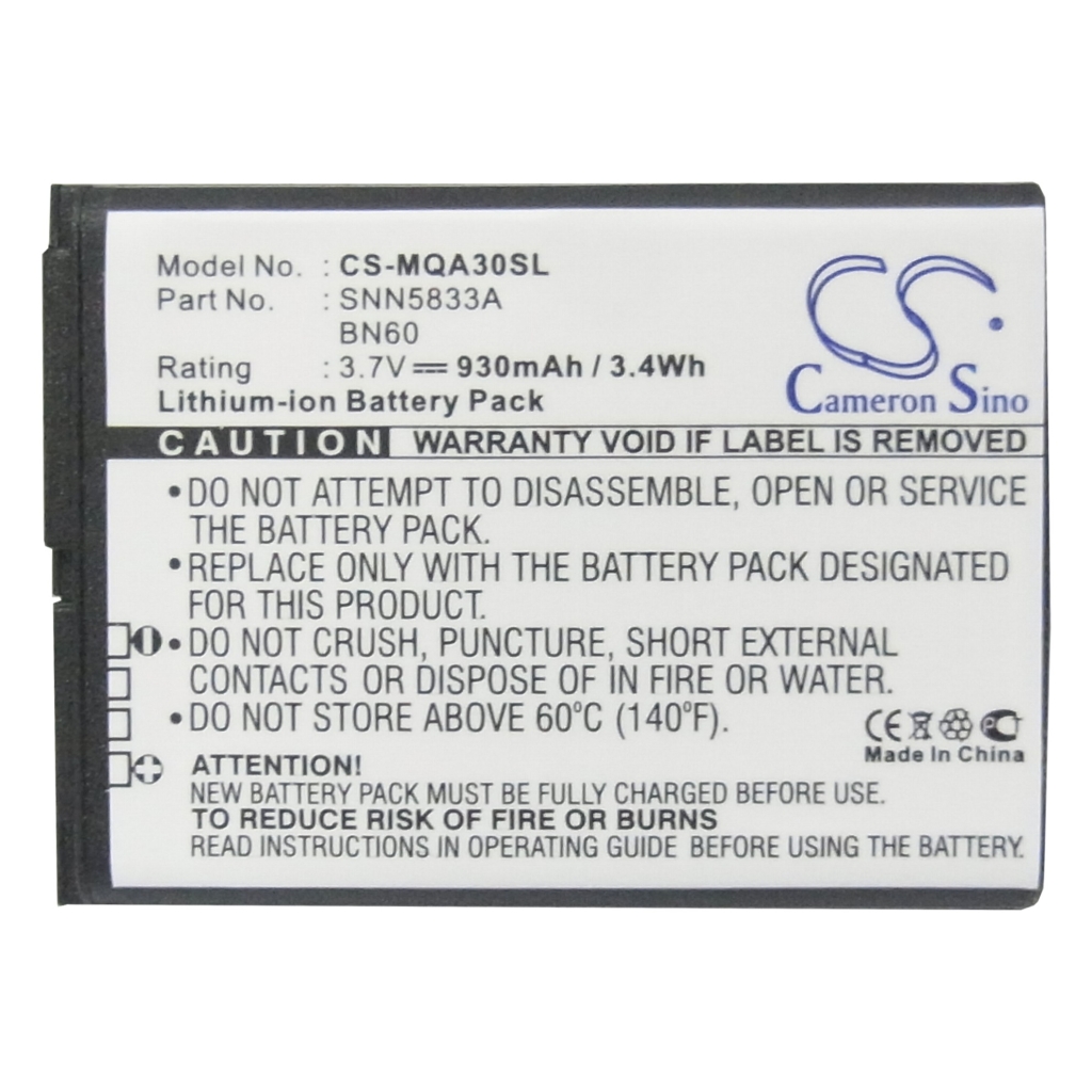 Battery Replaces SNN5833