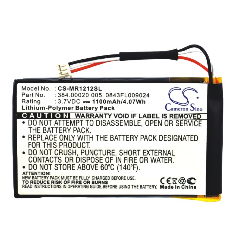 Batteria GPS, navigatore Magellan CS-MR1212SL