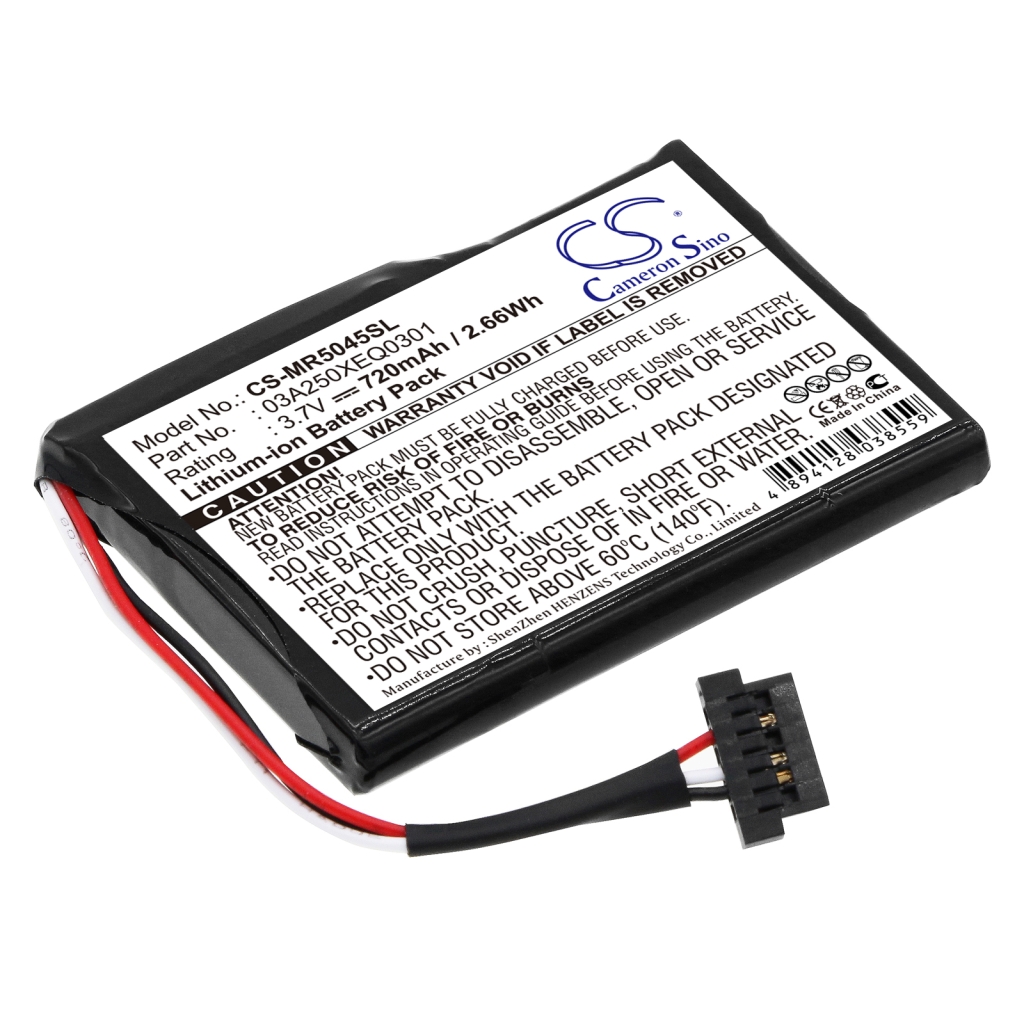 Sostituzione della batteria compatibile per Magellan 03A250XEQ0301