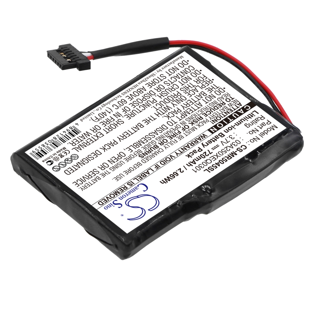 Sostituzione della batteria compatibile per Magellan 03A250XEQ0301