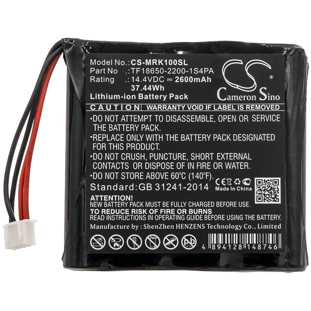 Battery Replaces TF18650-2200-1S4PA