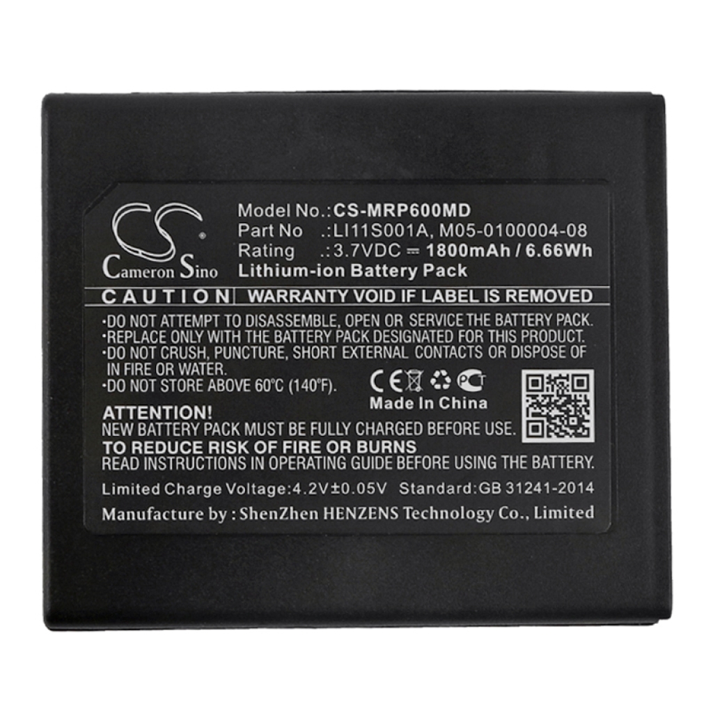 Batterie Sostituisce M05-0100004-08