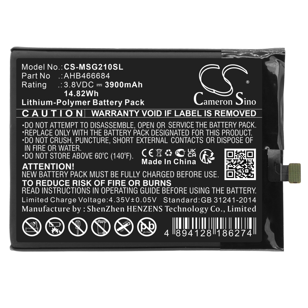 Batteria del telefono cellulare Meder SmartGuide 2 (CS-MSG210SL)