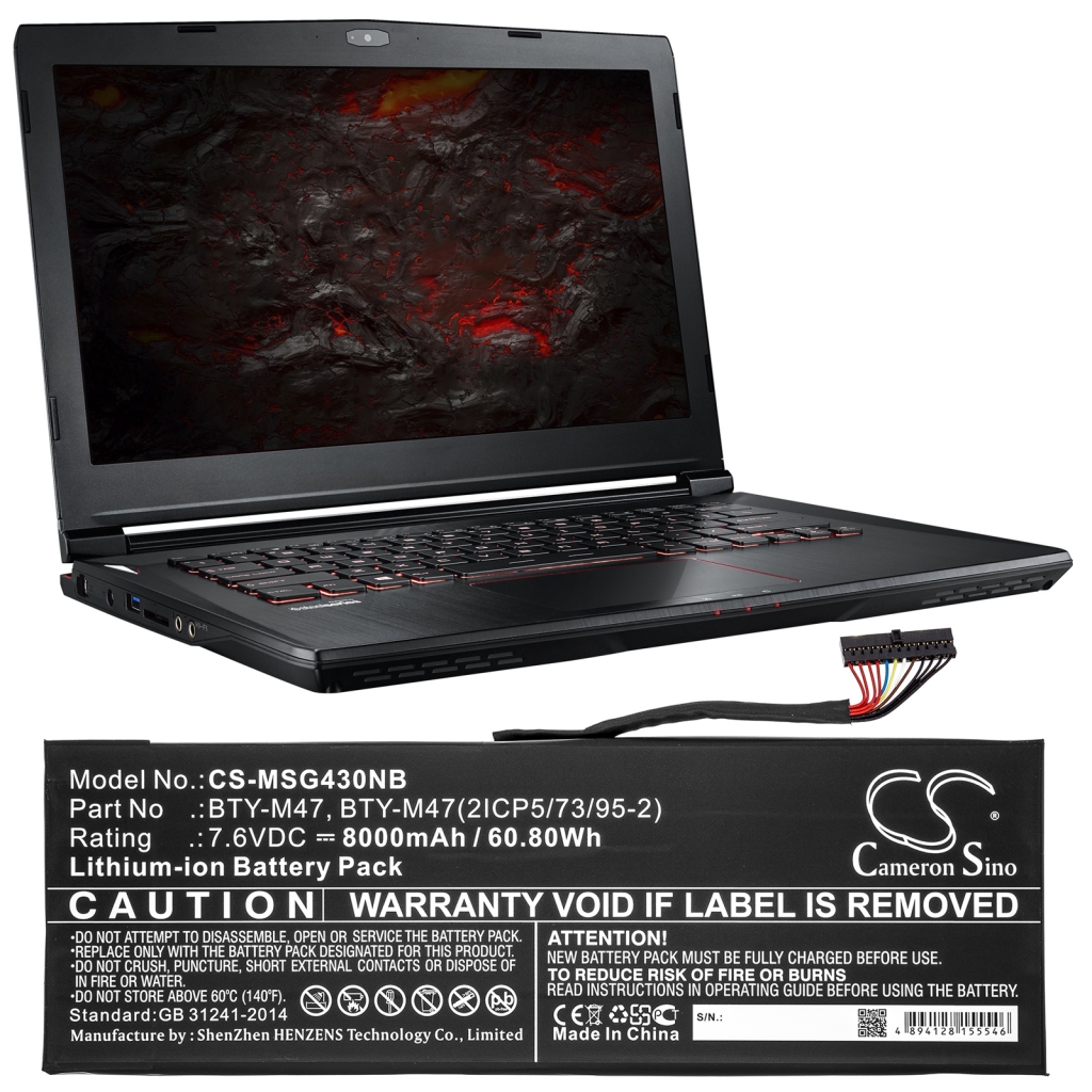 MSI Terrans force CS-MSG430NB