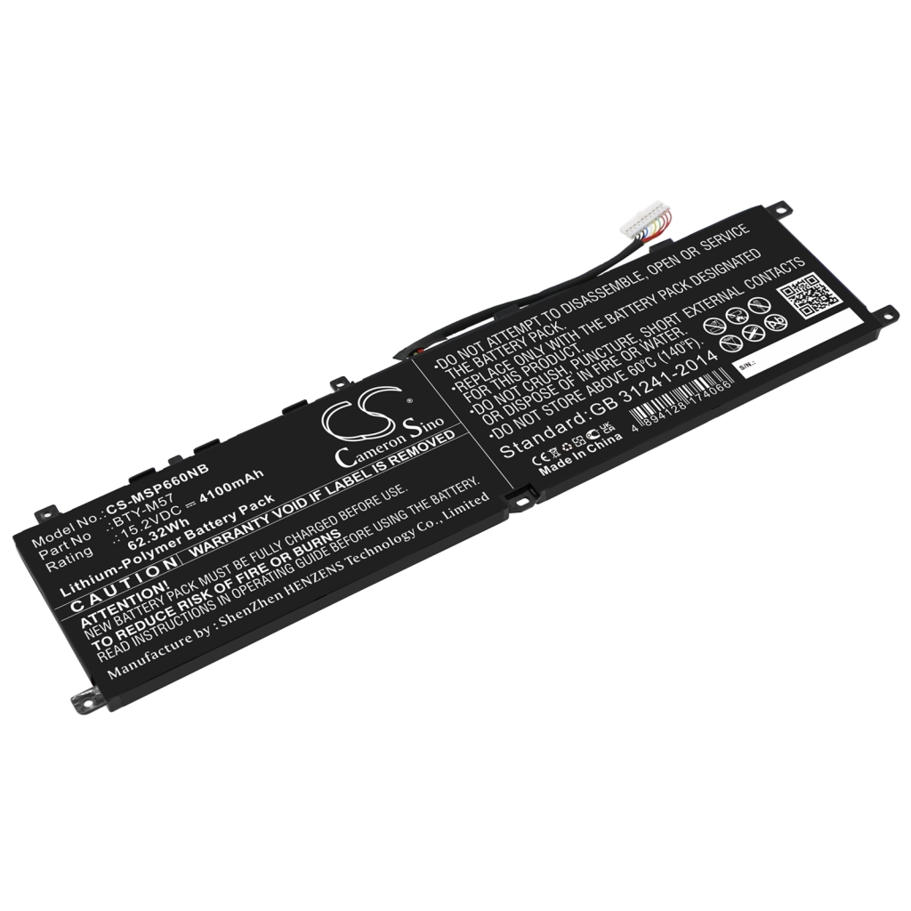 Batteria notebook MSI CS-MSP660NB