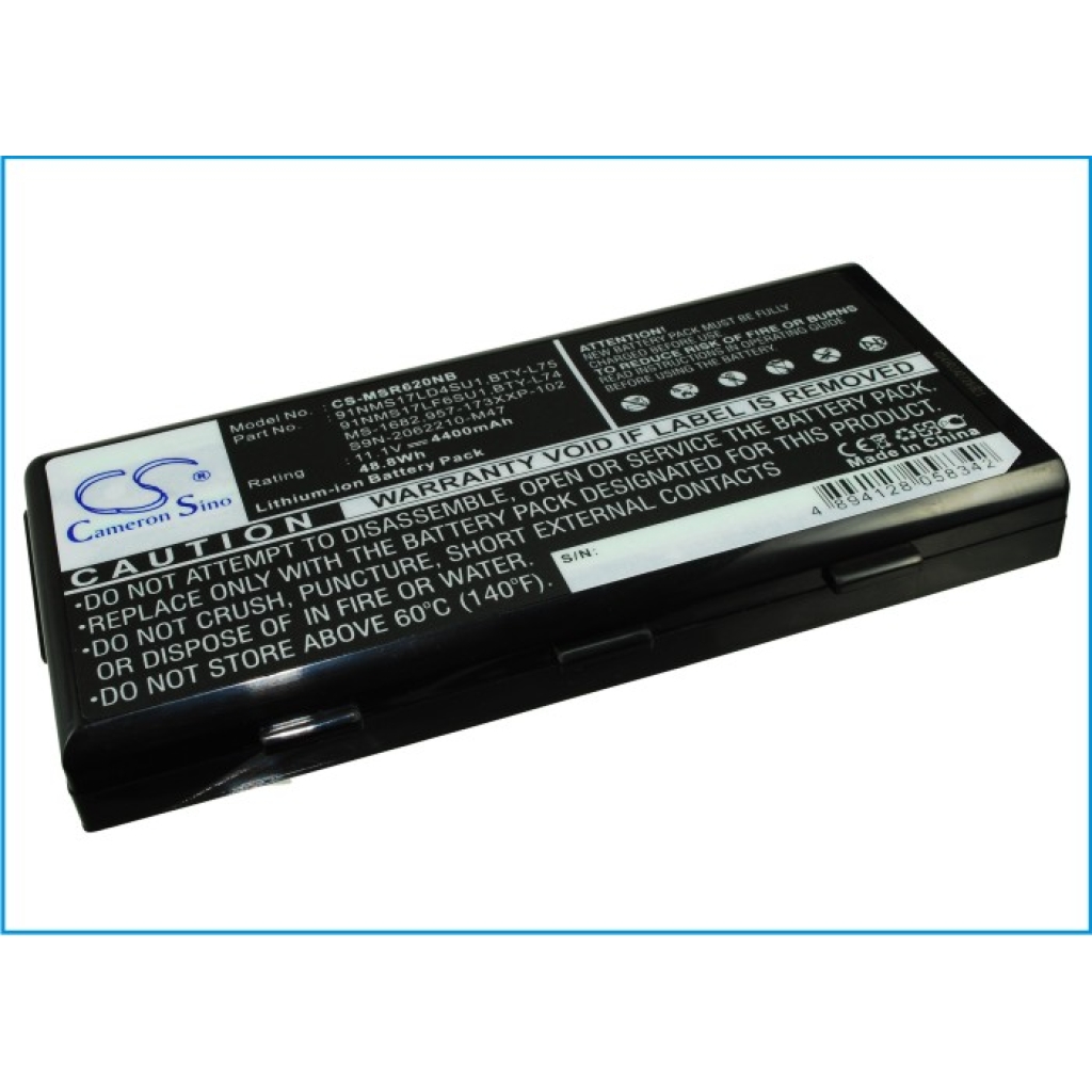 Notebook battery MSI CX500-414