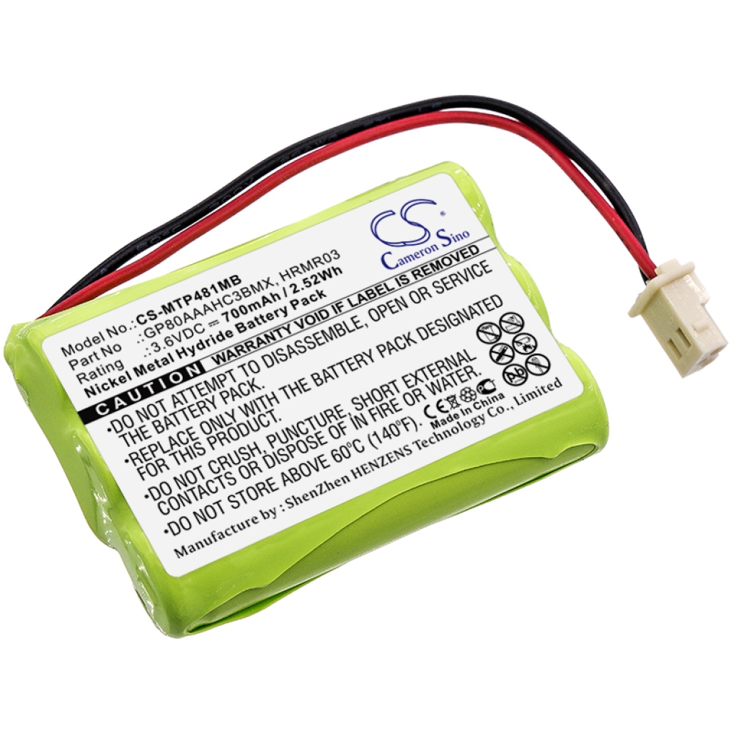 Batteria del telefono cellulare Fisher-price J2457 (CS-MTP481MB)