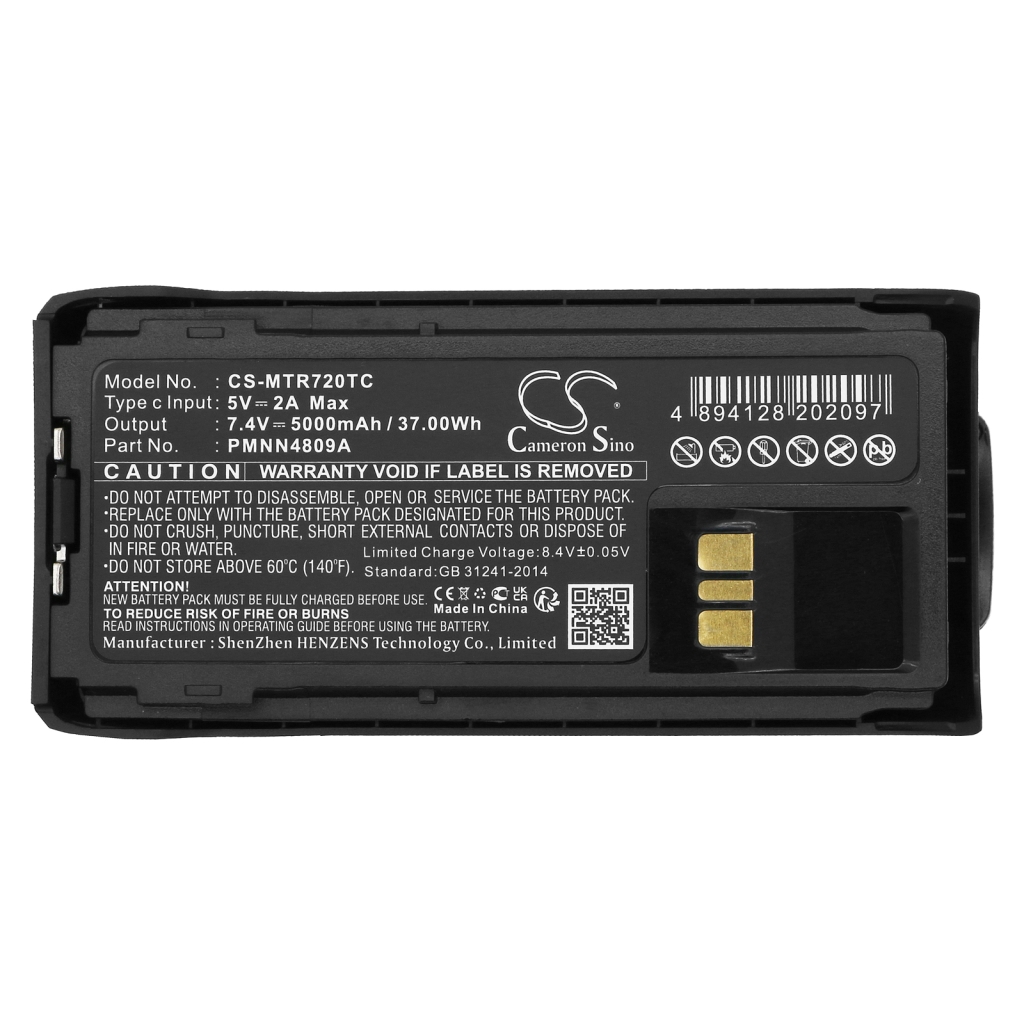 Two-Way Radio Battery Motorola CS-MTR720TC