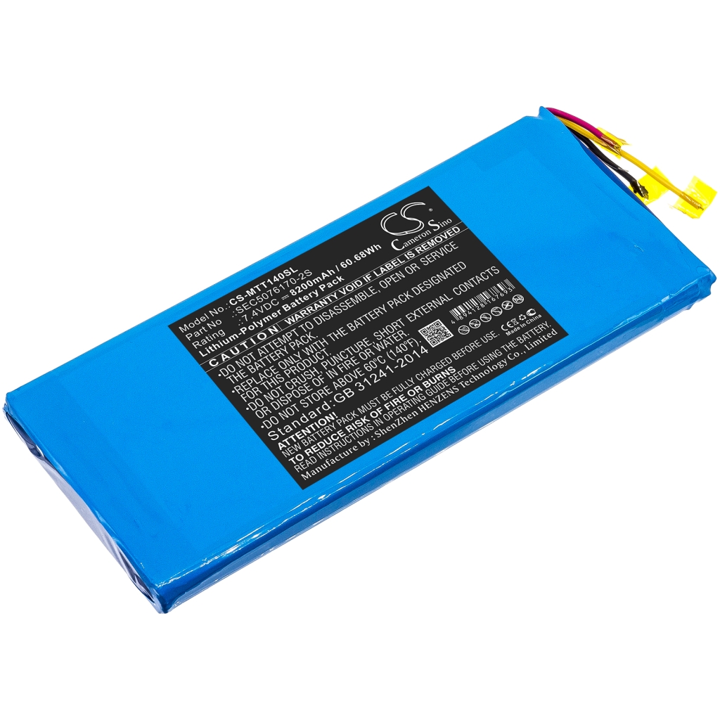 Batterie Sostituisce SEC5076170-2S