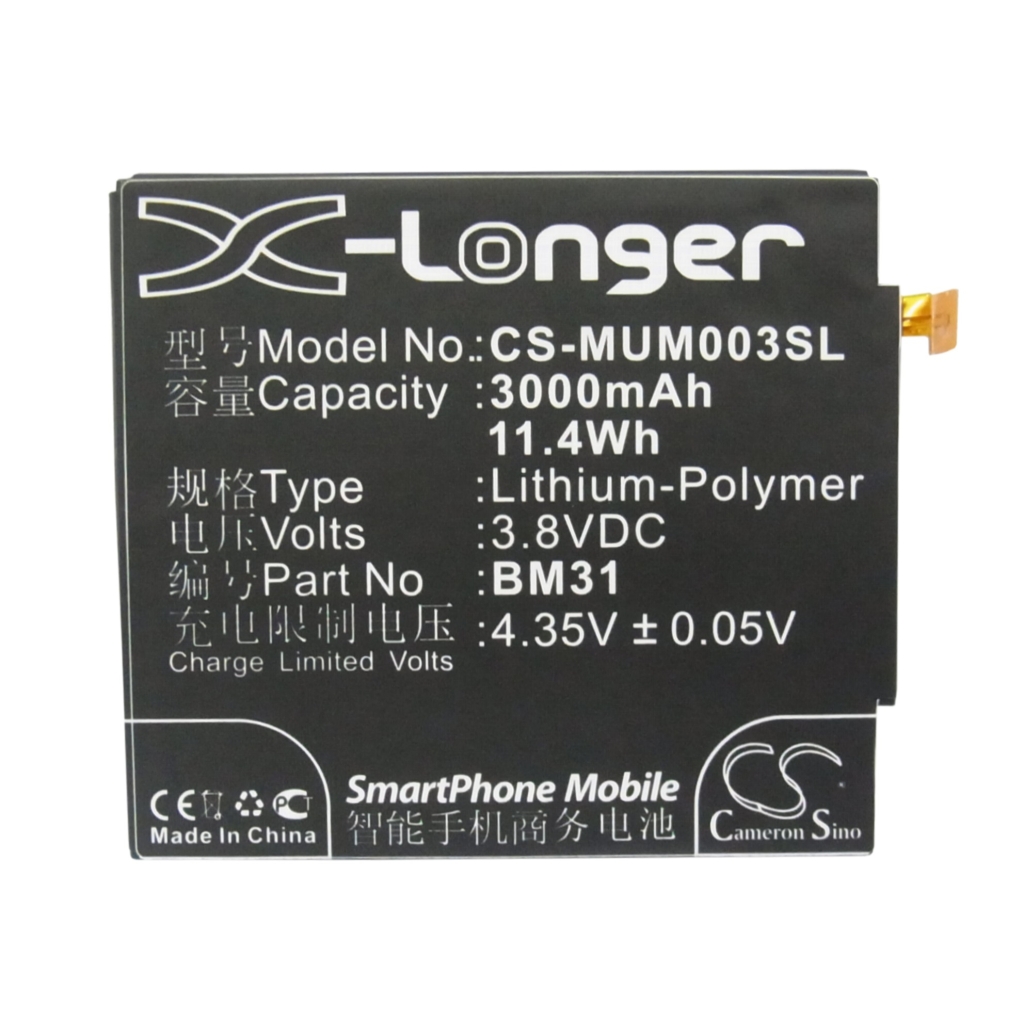 Mobile Phone Battery Xiaomi CS-MUM003SL