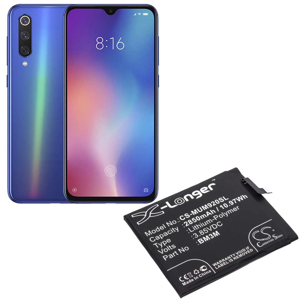 Batteria del telefono cellulare Xiaomi Mi 9SE (CS-MUM920SL)