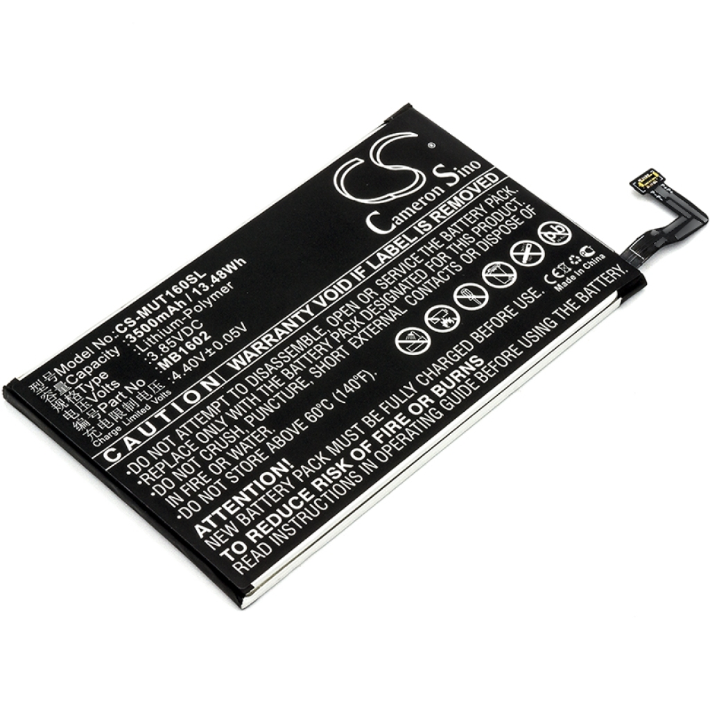 Batteria del telefono cellulare Meitu MP1602 (CS-MUT160SL)