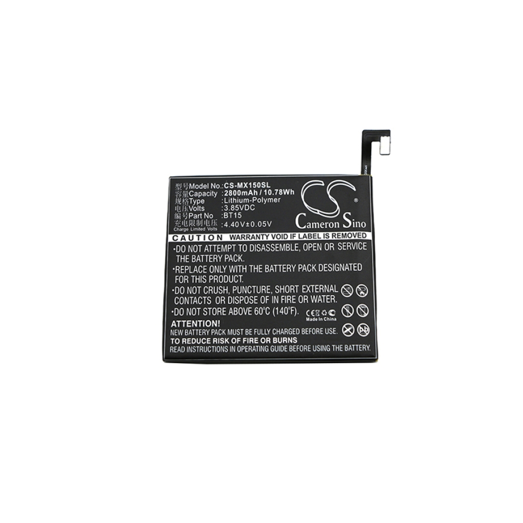 Batteria del telefono cellulare MeiZu CS-MX150SL