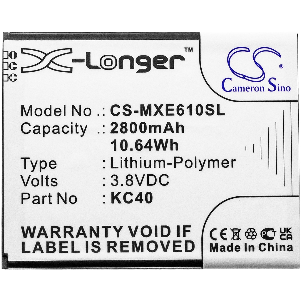 Sostituzione della batteria compatibile per Motorola KC40