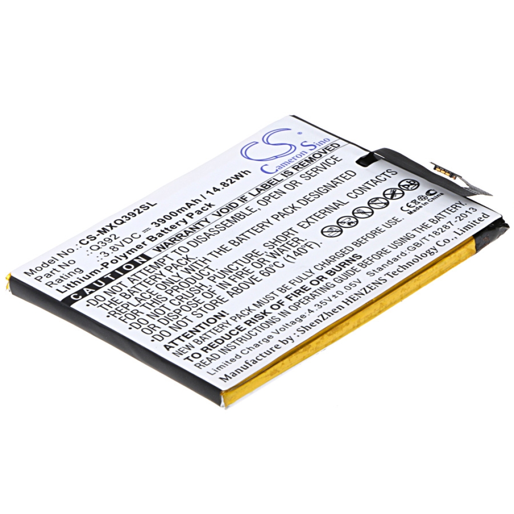 Compatible battery replacement for Micromax Q392