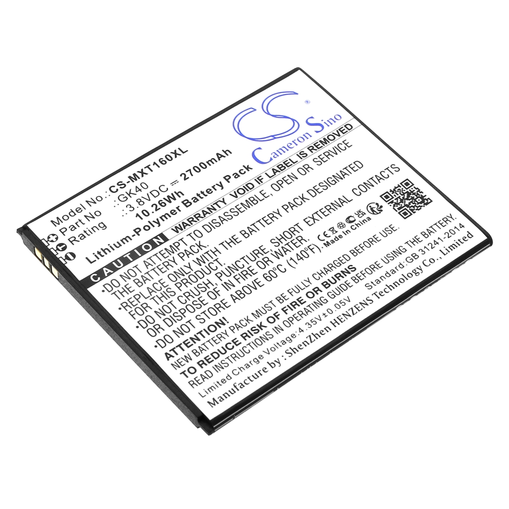 Sostituzione della batteria compatibile per Motorola GK40,SNN5967A,SNN5967B