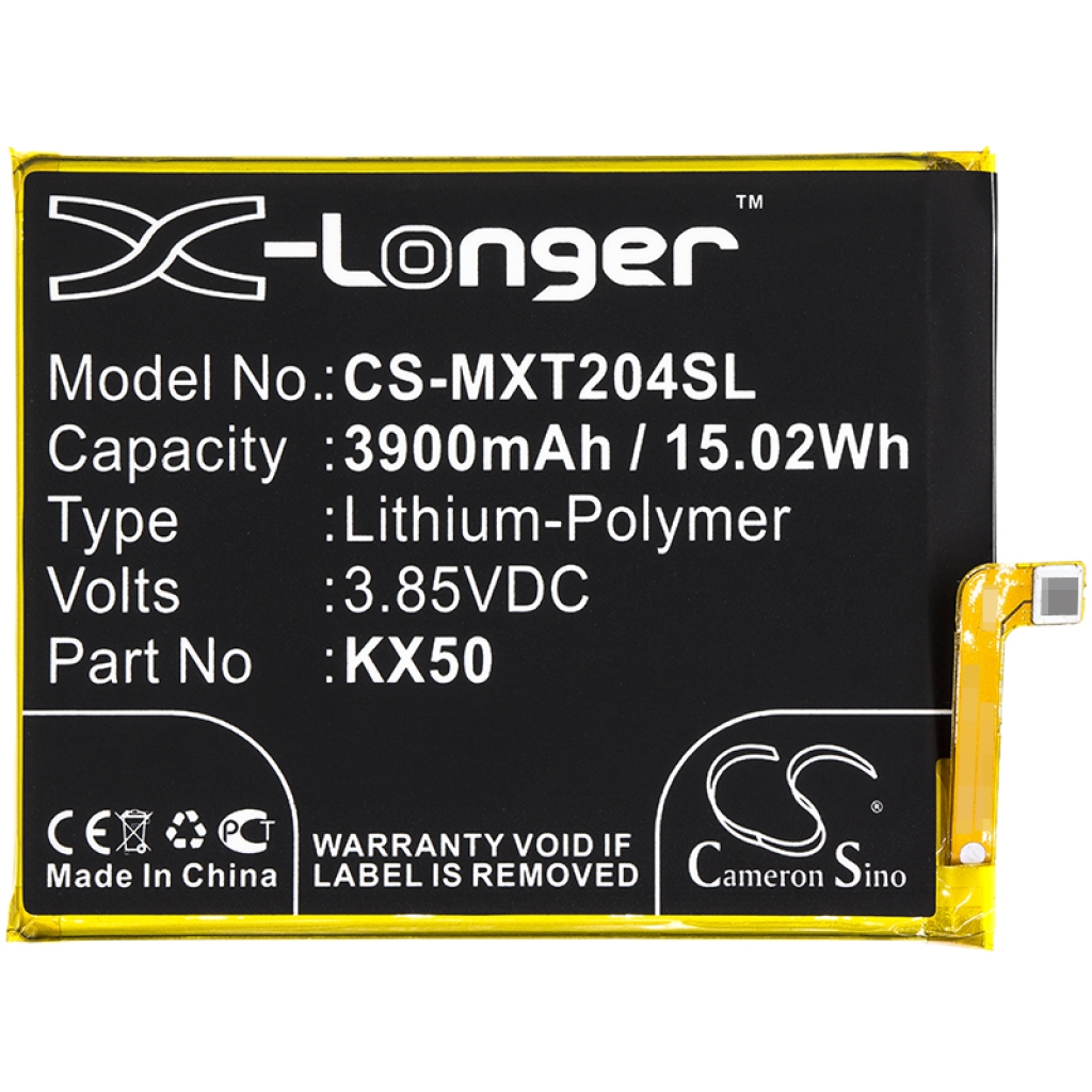 Compatible battery replacement for Motorola KX50