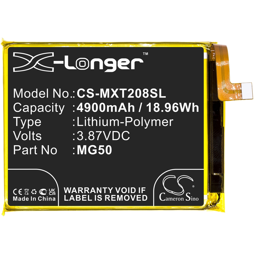 Compatible battery replacement for Motorola MG50