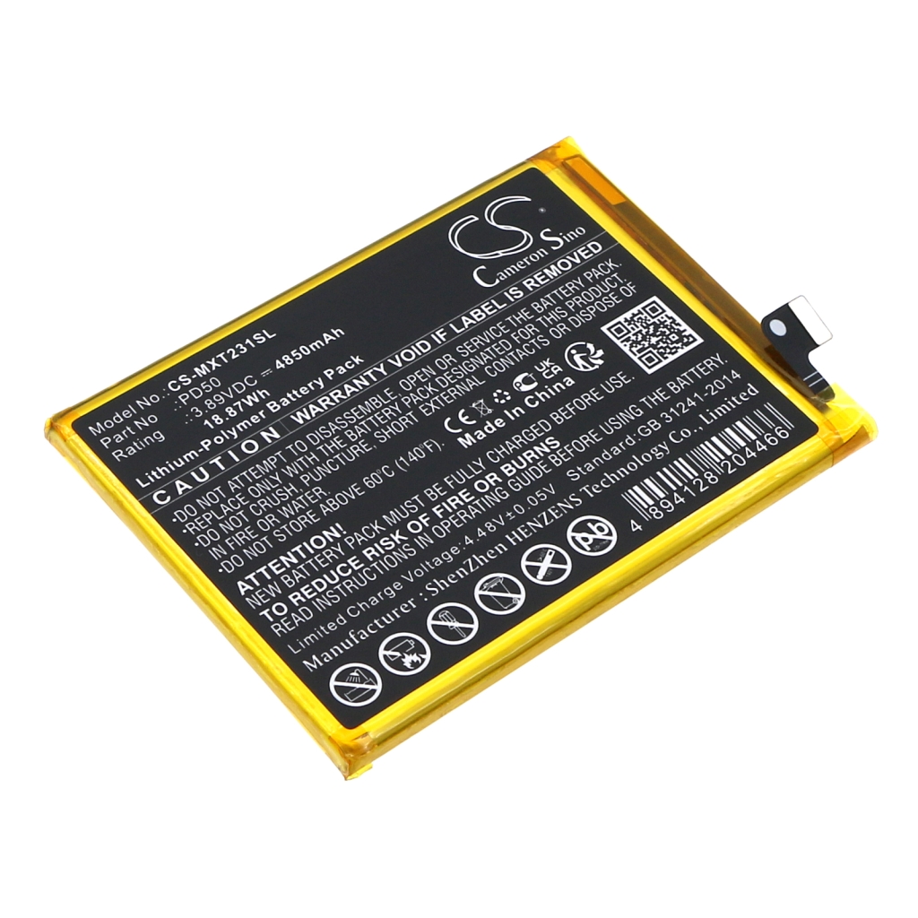 Sostituzione della batteria compatibile per Motorola LW476486,PD50