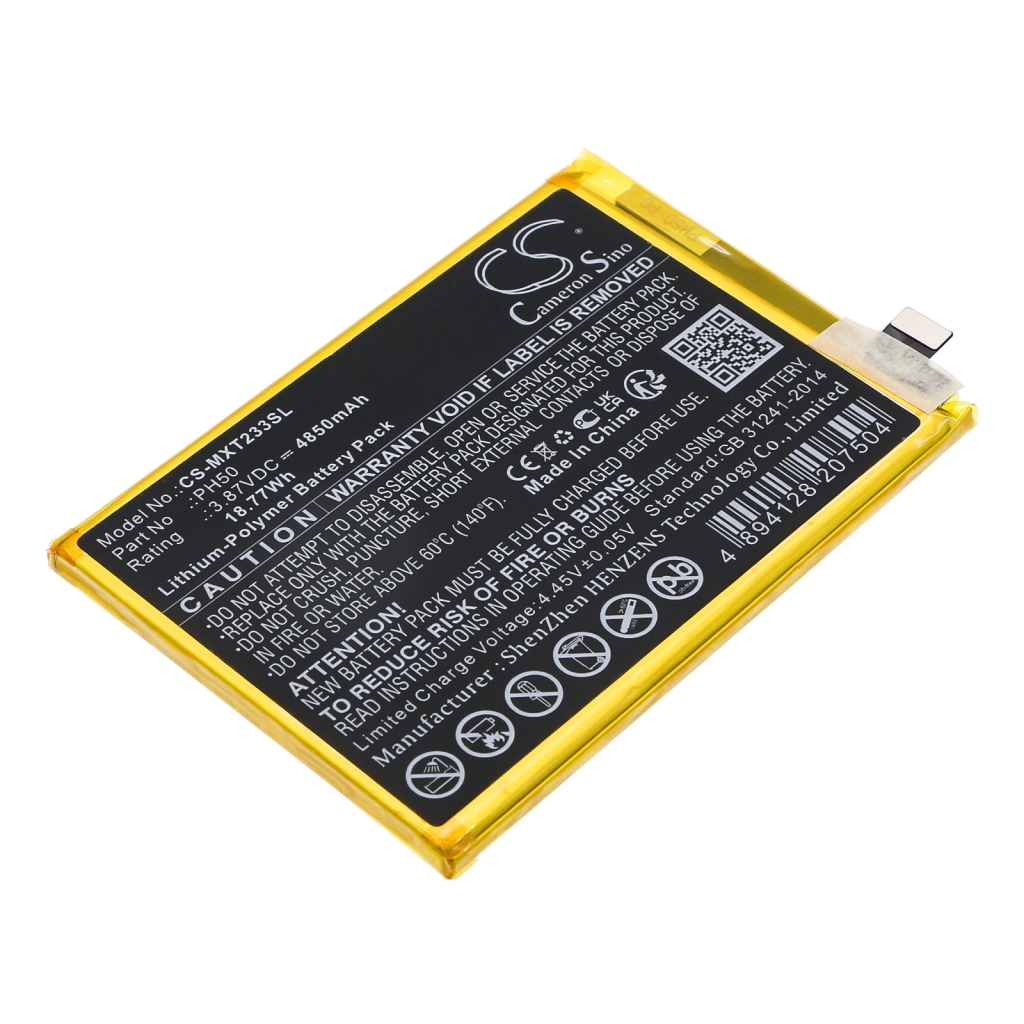 Compatible battery replacement for Motorola PH50