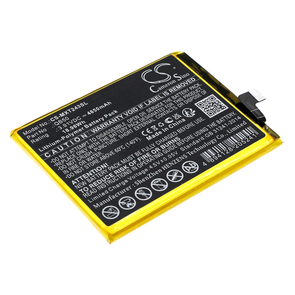 Compatible battery replacement for Motorola QB50