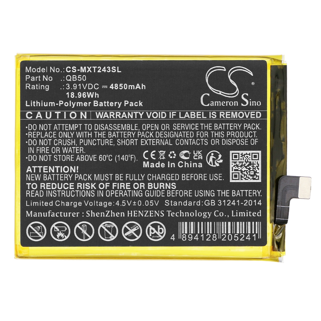 Batterie Sostituisce QB50