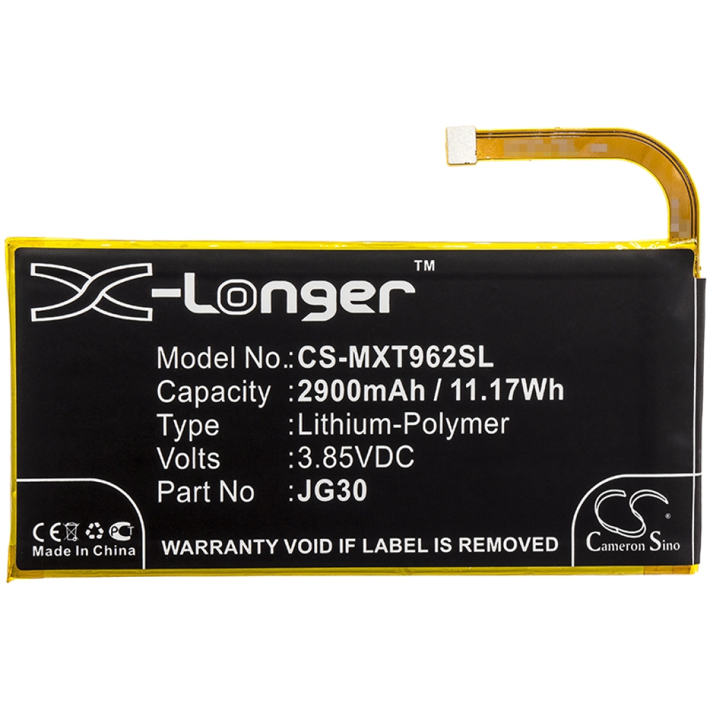 Compatible battery replacement for Motorola JG30