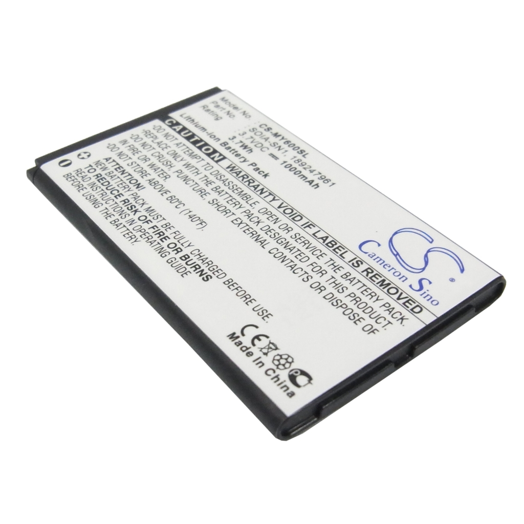 Batteria del telefono cellulare Sagem MY800v