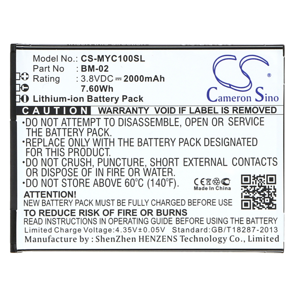 Batterie Sostituisce BM-02