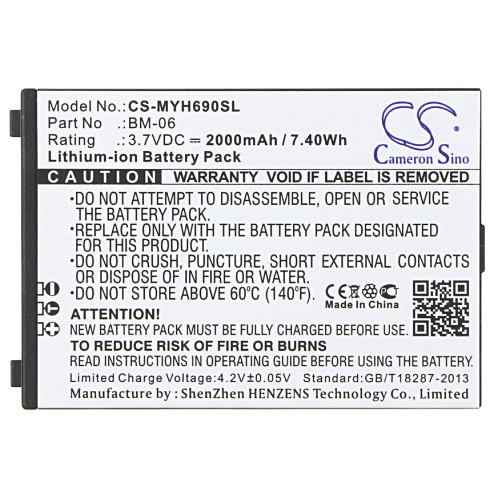 Batterie Sostituisce BM-06