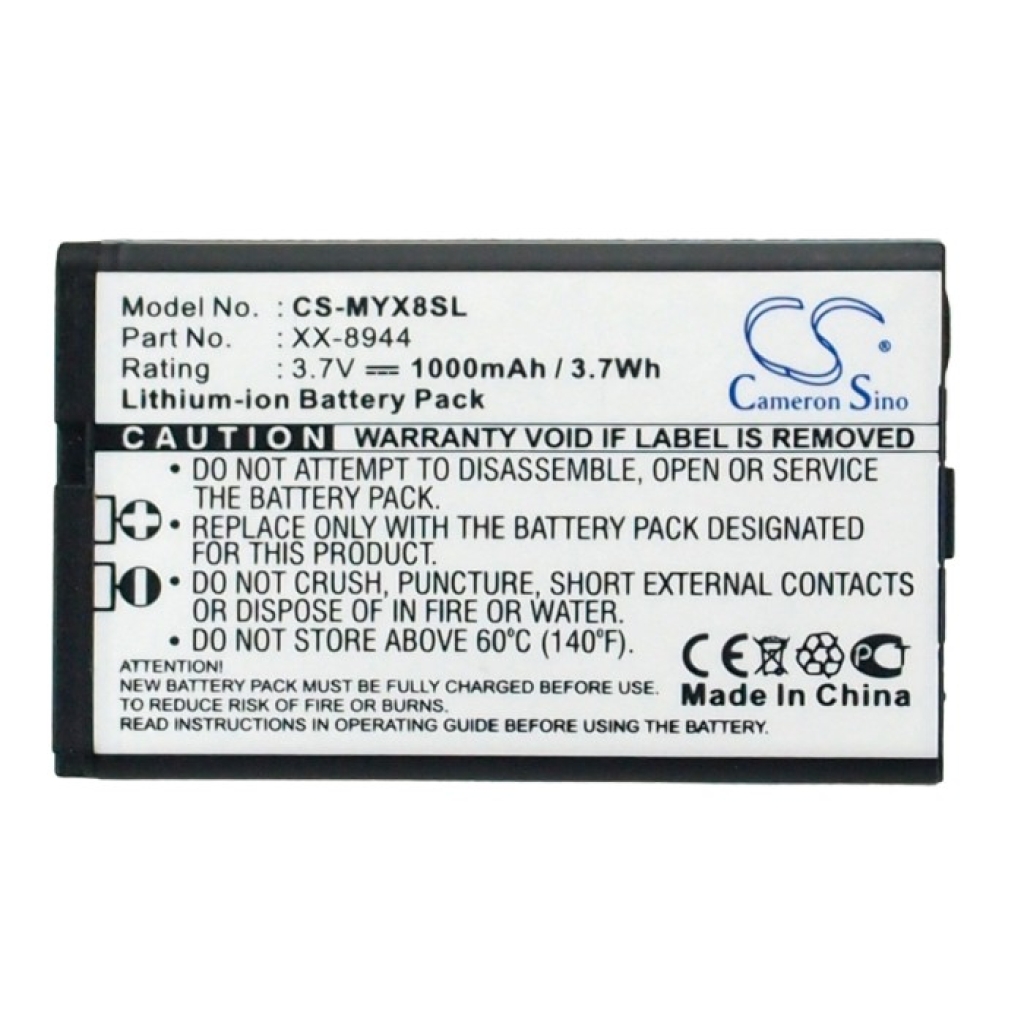 Batteria del telefono cellulare Sagem MYX8