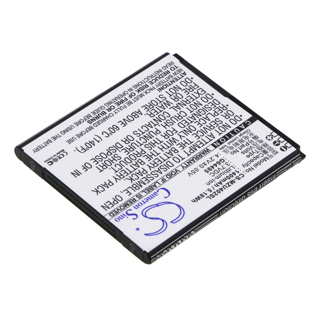 Batterie Batteria del telefono cellulare CS-MZU402SL